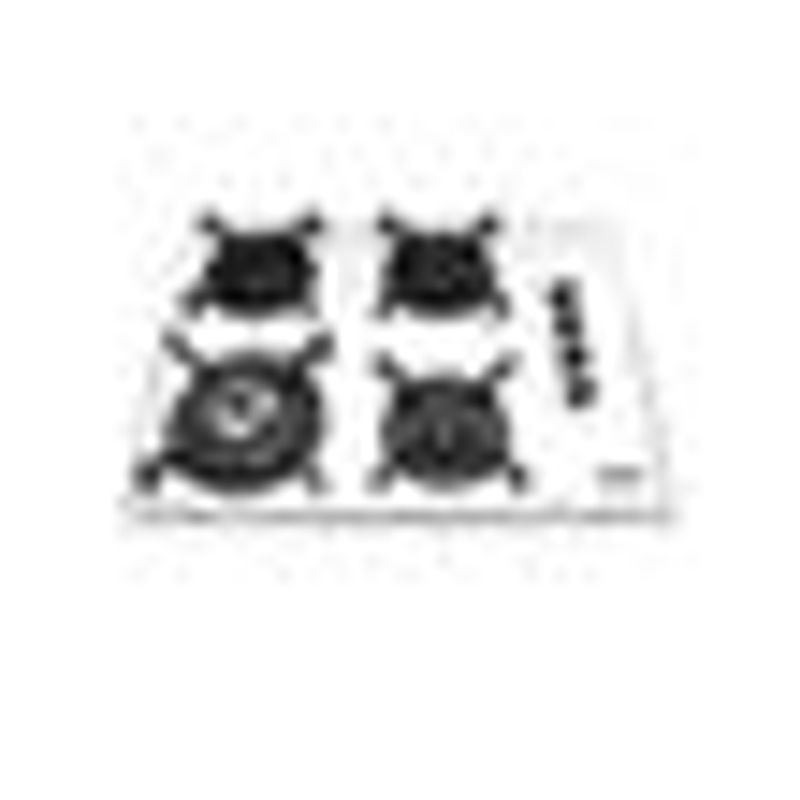 Cooktop Dako 4 Bocas Glass Turbo Cook com Mesa de Vidro e Tripla Chama Branco  Bivolt