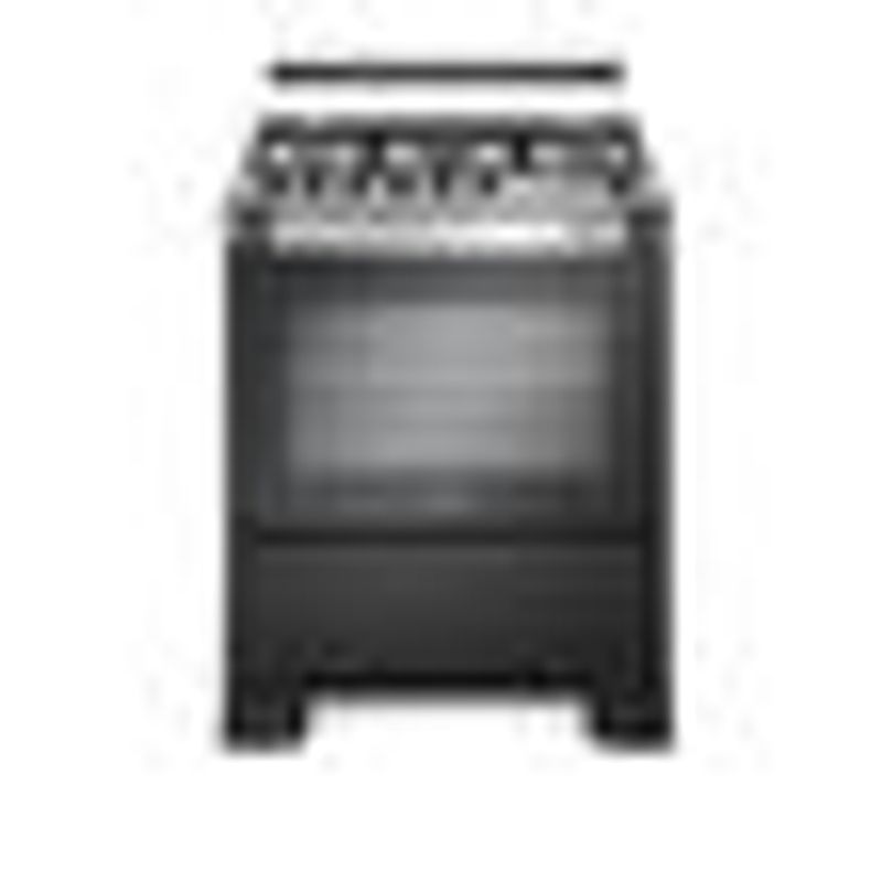 Fogão de Piso Mueller 5 bocas Preto Fosco Decorato Gourmet - Bivolt