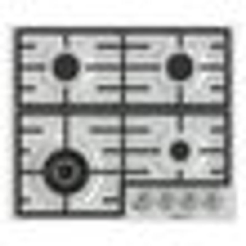 Cooktop Hisense 4 Bocas Inox GM663XB - 220 Volts