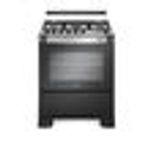 Fogão de Piso Mueller 5 bocas Preto Fosco Decorato Gourmet - Bivolt