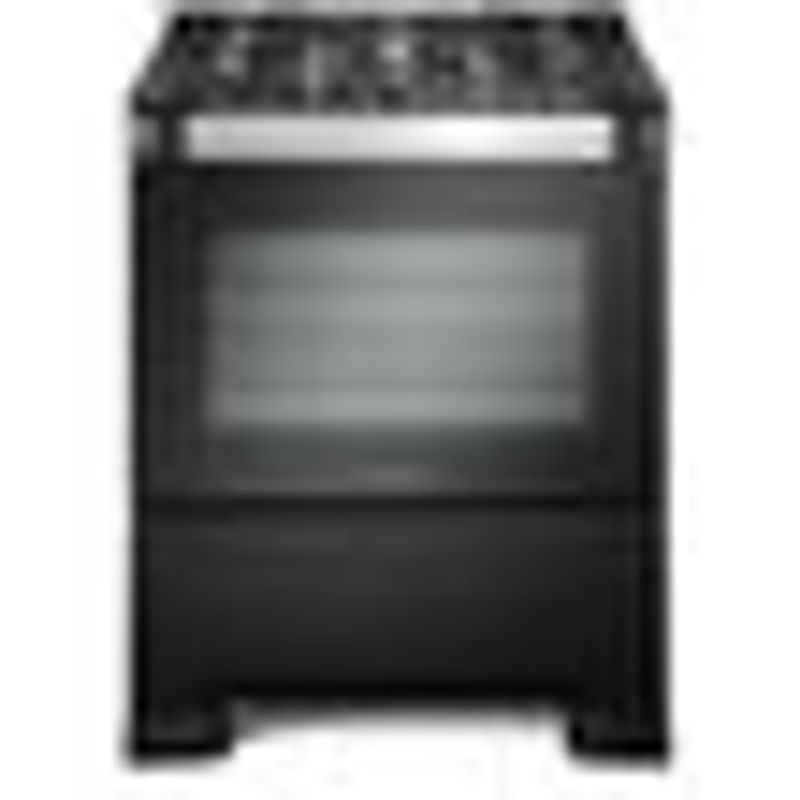 Fogão De Piso Mueller 5 Bocas Decorato Vetro Preto Fosco - Bivolt