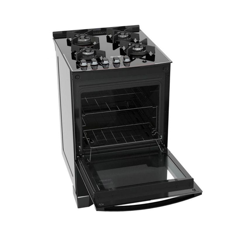 FogaodePisoDako4BocasGlasscomMesadeVidroeMegaChamaPreto–Bivolt