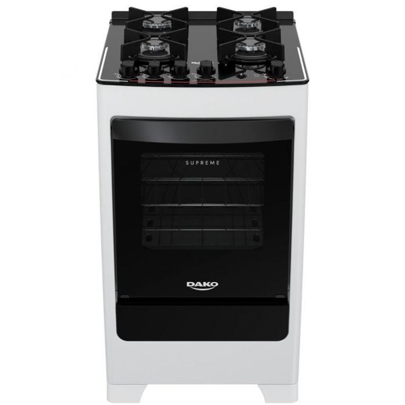 FogaodePisoDako4BocasSupremeGlasscomMesadeVidroeTriplaChamaBranco–Bivolt