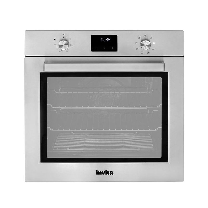 FornoEletricodeEmbutirInvita76LitrosMultifuncaoInox220Volts